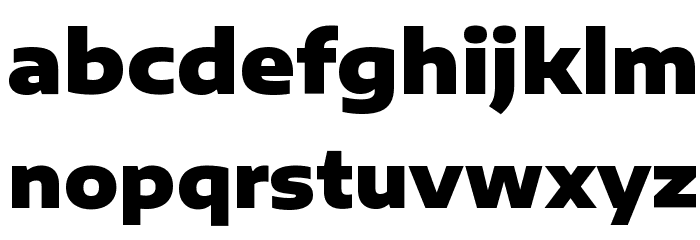 Encode Sans Expanded Black Font LOWERCASE
