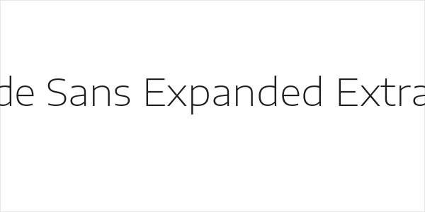 Encode Sans Expanded ExtraLight Logo