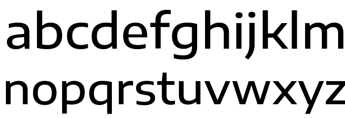 Encode Sans Expanded Medium Font LOWERCASE