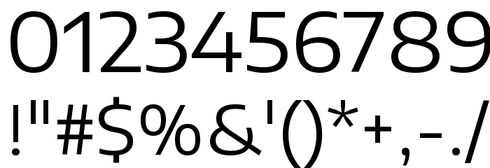 Encode Sans Expanded Regular Font OTHER CHARS