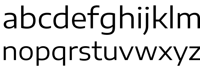 Encode Sans Expanded Regular Font LOWERCASE