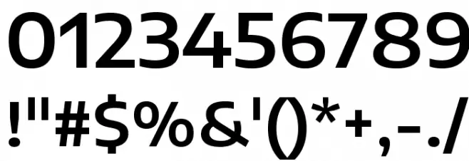 Encode Sans Expanded SemiBold Font OTHER CHARS