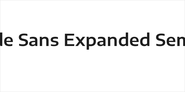 Encode Sans Expanded SemiBold Logo