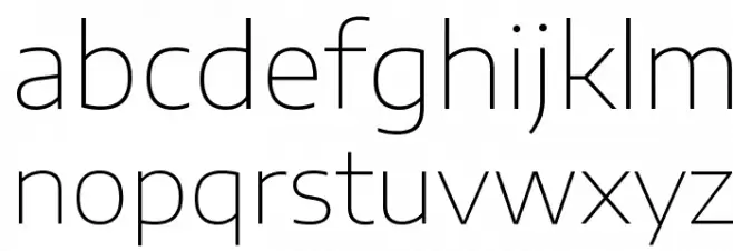 Encode Sans Expanded Thin Fuentes MINÚSCULAS