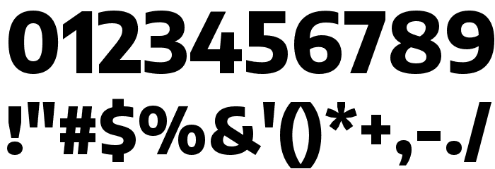 Encode Sans ExtraBold Font OTHER CHARS