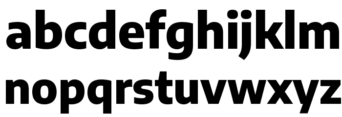 Encode Sans ExtraBold Font LOWERCASE