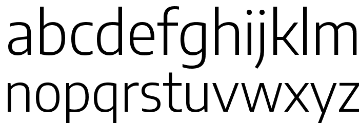Encode Sans Light フォント 小文字