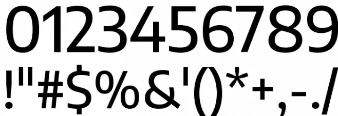 Encode Sans Medium Font OTHER CHARS