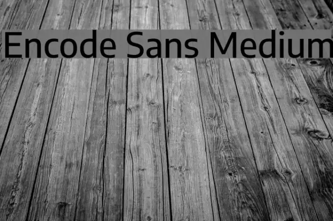 Encode Sans Medium Example 3