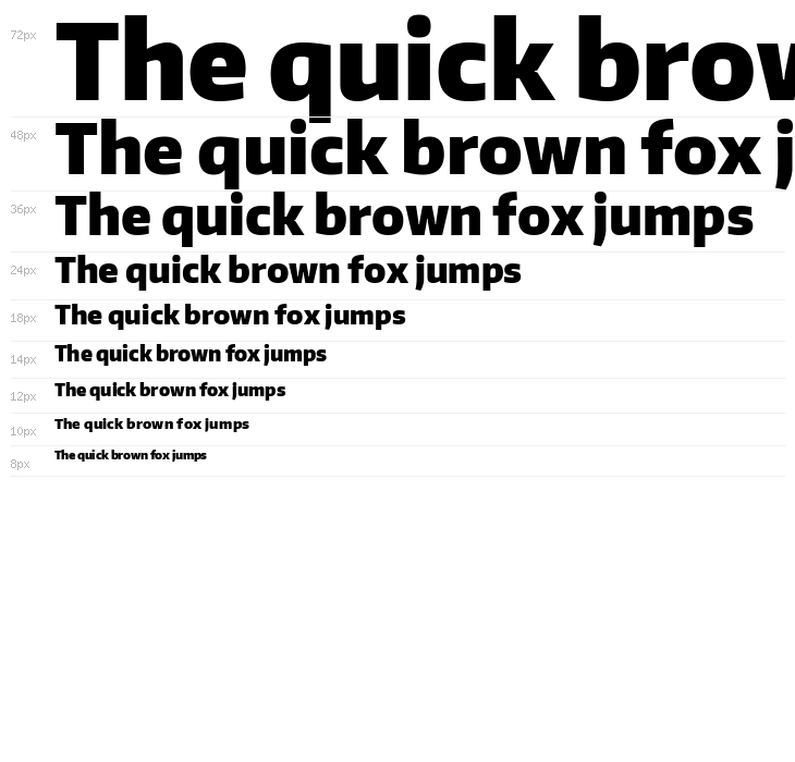 Encode Sans Narrow Black Waterfall