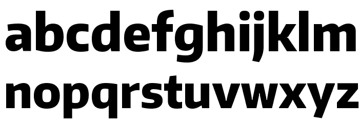 Encode Sans Narrow ExtraBold Font LOWERCASE