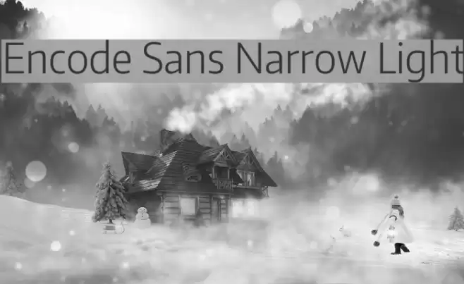 Encode Sans Narrow Light  examples