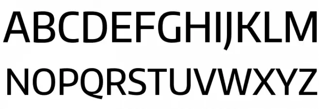 Encode Sans Narrow Medium Caratteri MAIUSCOLE