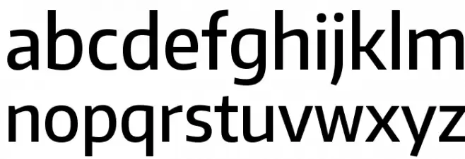 Encode Sans Narrow Medium Font LOWERCASE