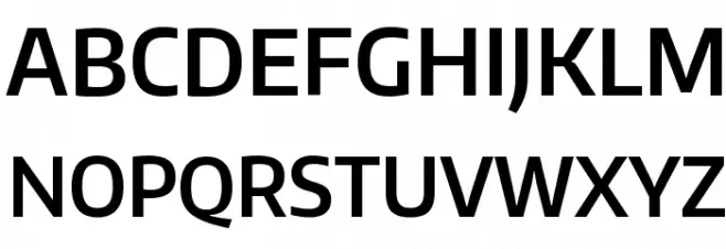 Encode Sans Narrow SemiBold 字体 大写