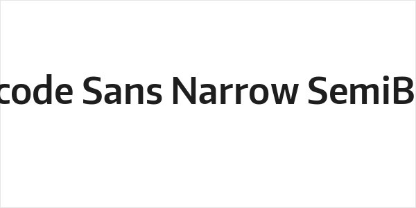 Encode Sans Narrow SemiBold Logo