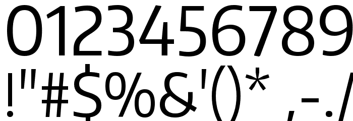 Encode Sans Narrow Font OTHER CHARS
