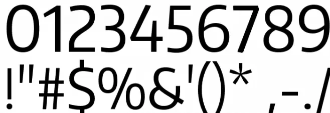 Encode Sans Narrow Font OTHER CHARS