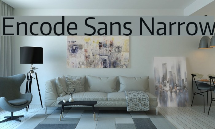 Encode Sans Narrow Font examples