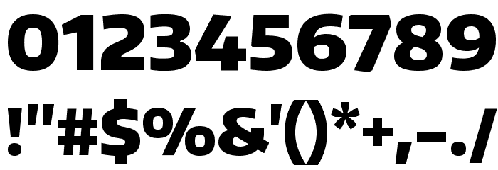 Encode Sans Normal Black Font OTHER CHARS