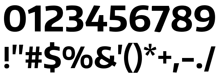 Encode Sans Normal Bold Font OTHER CHARS