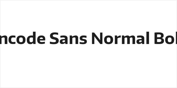 Encode Sans Normal Bold Logo
