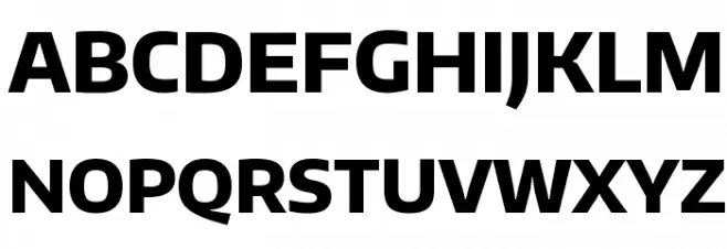 Encode Sans Normal ExtraBold Schriftart Groß