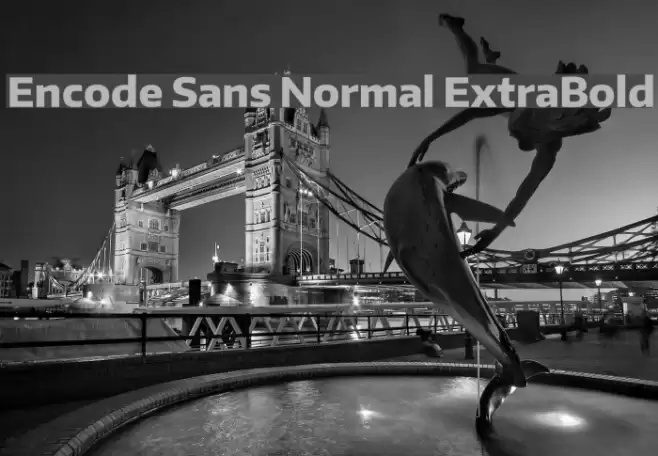 Encode Sans Normal ExtraBold Font examples