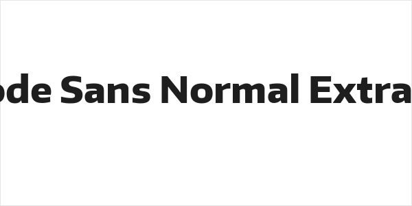 Encode Sans Normal ExtraBold Logo