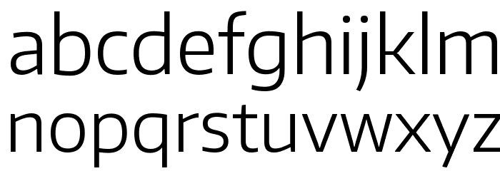 Encode Sans Normal Light Font LOWERCASE