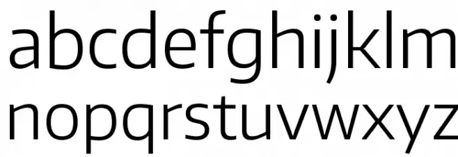 Encode Sans Normal Light Шрифта строчной