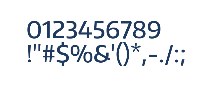 Encode Sans Normal Medium Other Characters
