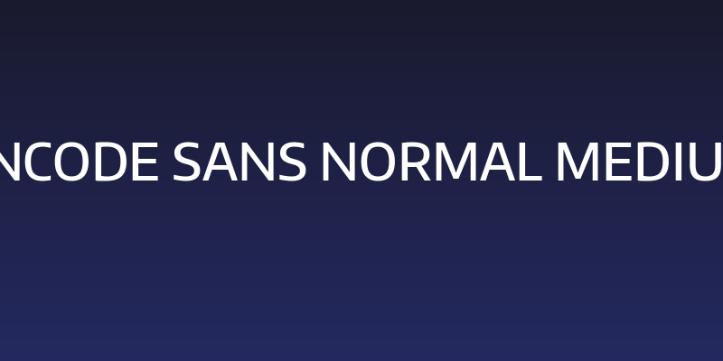 Encode Sans Normal Medium Social Header