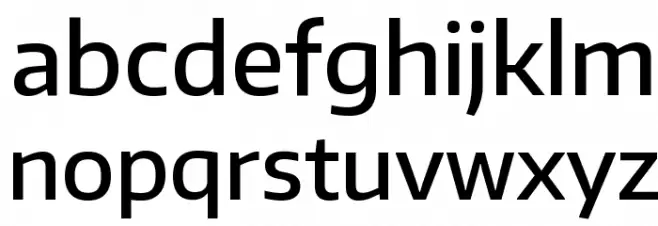Encode Sans Normal Medium 字体 小写