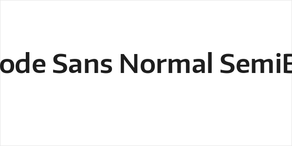Encode Sans Normal SemiBold Logo