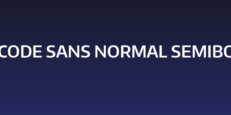 Encode Sans Normal SemiBold Social Header