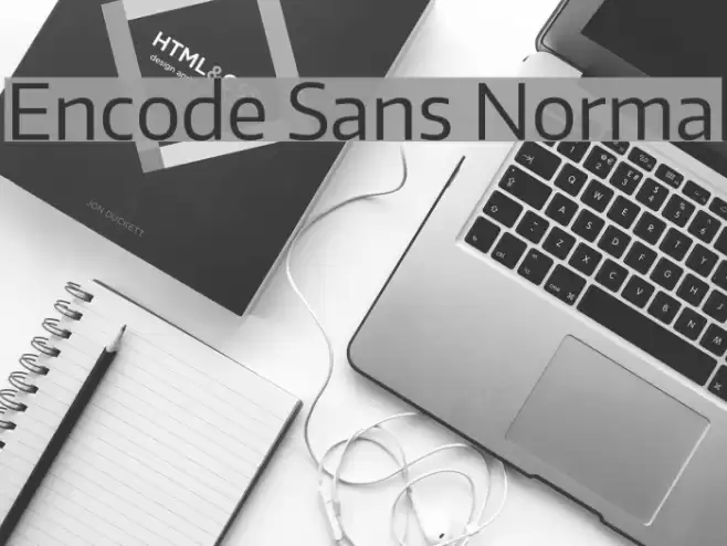 Encode Sans Normal Font examples
