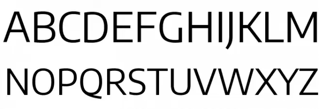 Encode Sans Regular フォント 大文字