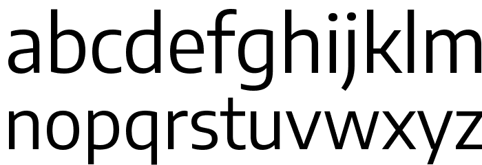 Encode Sans Regular Font LOWERCASE