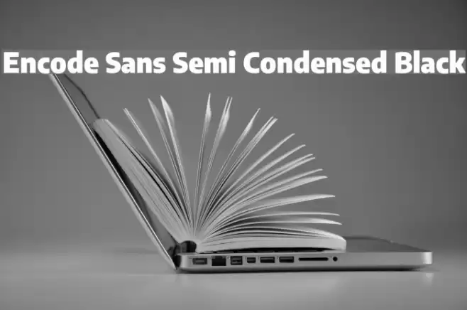 Encode Sans Semi Condensed Black Font examples
