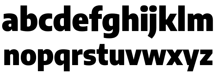 Encode Sans Semi Condensed Black Font LOWERCASE