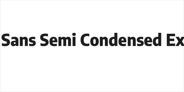 Encode Sans Semi Condensed ExtraBold Logo
