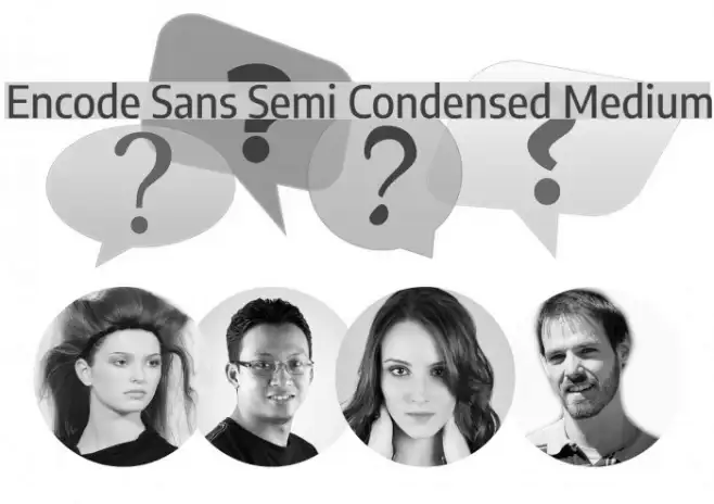 Encode Sans Semi Condensed Medium Example 3