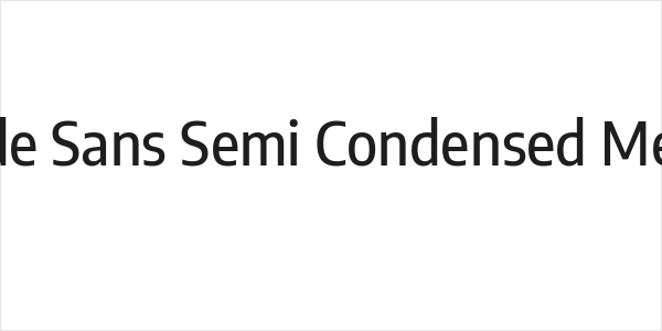 Encode Sans Semi Condensed Medium Logo
