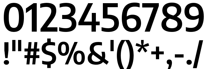 Encode Sans Semi Condensed SemiBold Font OTHER CHARS