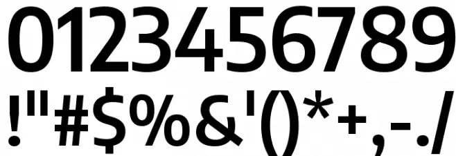 Encode Sans Semi Condensed SemiBold Font OTHER CHARS