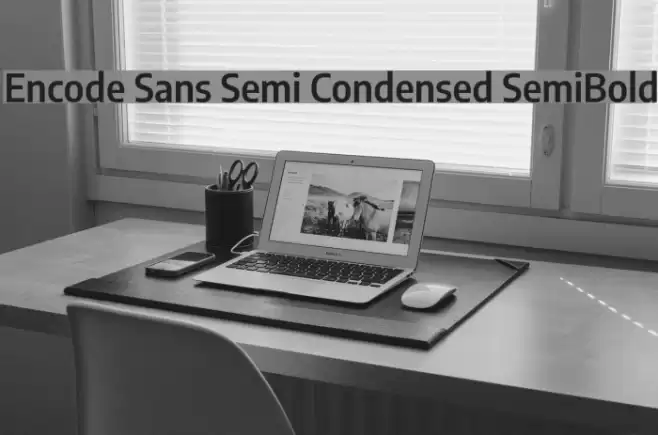 Encode Sans Semi Condensed SemiBold Font examples