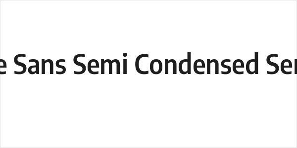 Encode Sans Semi Condensed SemiBold Logo