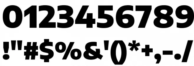 Encode Sans Semi Expanded Black Font OTHER CHARS