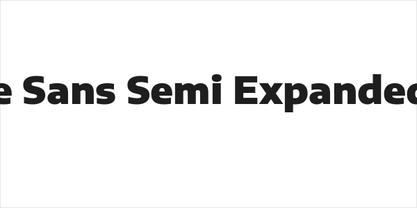 Encode Sans Semi Expanded Black Logo